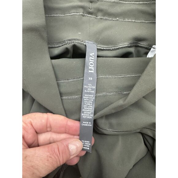 Vuori Women’s XS Leggings Wide Leg Dark Green Draw String VW489 Athletic Pants - Picture 2 of 6